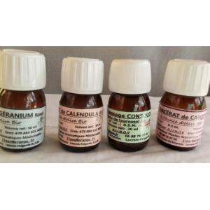 Huiles de massage de carotte