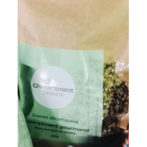 Graines de chanvre décortiquées