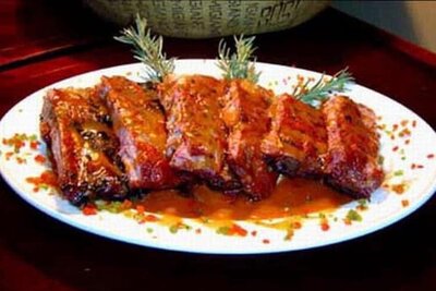 Ribs marinade barbecue
