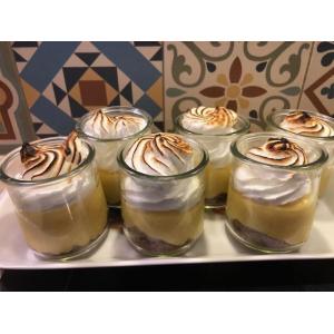 Verrine spéculoos orange🍊 curd meringué x 2
