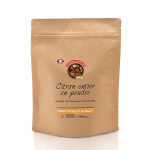 Citron jaune en poudre