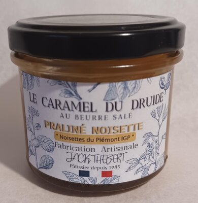 Caramel au beurre salé praliné noisettes