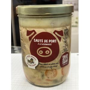 🍏🍖sauté de porc à la normande en bocal