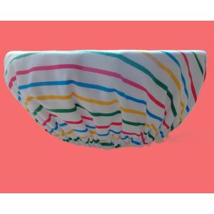 Charlotte blanche rayée 32 à 36 cm