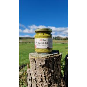 Pesto bio basilic et poivron vert