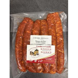 Merguez de porc x6