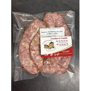 4 saucisses de toulouse nature🐷(max 500gr)