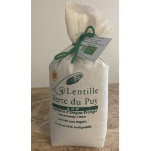 Lentille verte du puy aop / ab 1kg