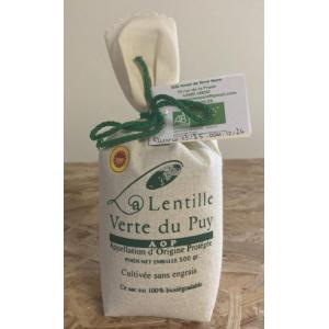 Lentille verte du puy aop / ab 500g