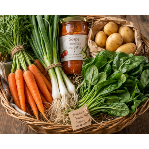 Petit assortiment de légumes de saison