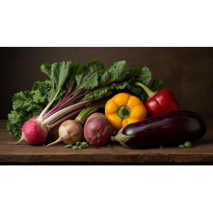 Grand assortiment de légumes de saison