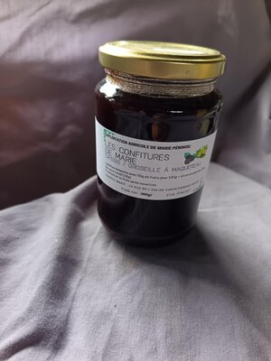 Confiture cassis / groseille à maquereau