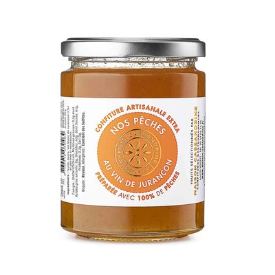 Confiture extra de pêches au jurançon