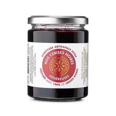 Confiture extra de cerises noires