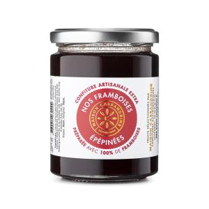 Confiture extra de framboises épépinées