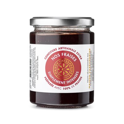 Confiture extra de fraises