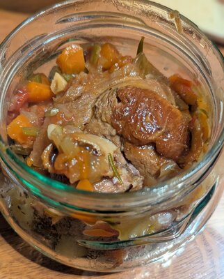 Osso bucco dinde / pdt graisse canard, origan