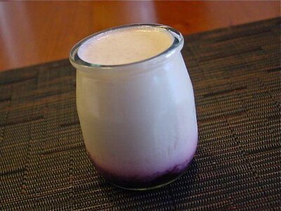 Panna cotta framboise