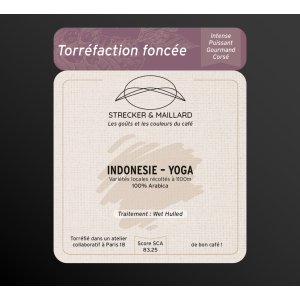 Café grain - indonésie-yoga - torréf. foncée