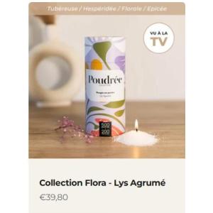 Poudree paris- bougie