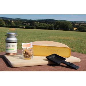 Fromage à raclette 1/2 de meule cèpe