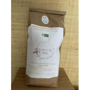 Farine de lentille verte bio