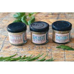Lot degustation 3 recettes de rillettes