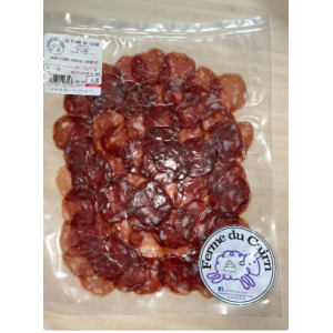 Saucisson d'agneau tranché