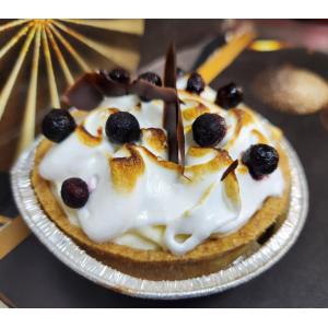 Tartelette myrtille meringuée glacée