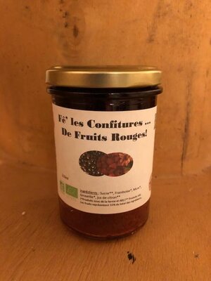 Confiture de fruits rouges (210ml)