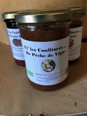 Confiture de pêche (210 ml)