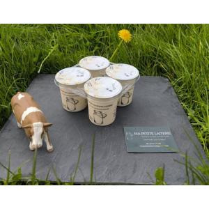 Yaourt aromatisé vanille au lait entier