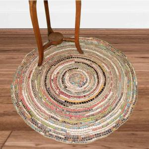 Tapis zéro déchet au crochet