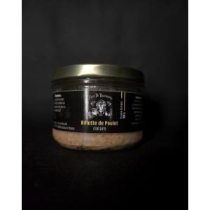Rillette poulet nature 180g