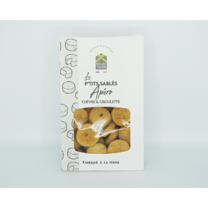P'tits sablés apéro - chèvre & ciboulette
