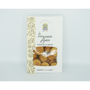 P'tits sablés apéro - emmental & origan