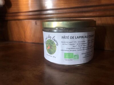 Pâté de lapin au cognac-90g