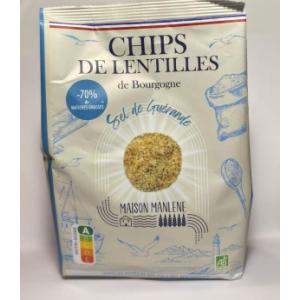 Chips de lentilles au sel de guérande