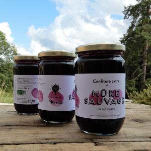 Confiture de mûre sauvage bio