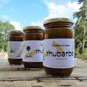 Confiture de rhubarbe bio