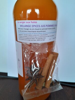 Jus de pommes du perche millésime 2026 épicé