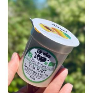 Yaourt brassé abricot (lait entier)