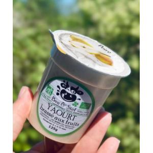 Yaourt brassé poire (lait entier)