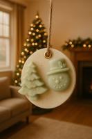 Suspension parfumée noël bois de oud