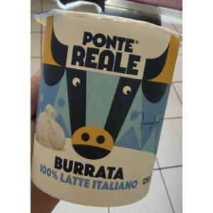 Burrata lait de vache pasteurisé