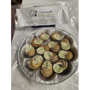 12 escargots en coquille à la bourguignonne