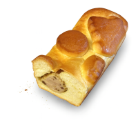 Saucisson brioché pintade/morilles