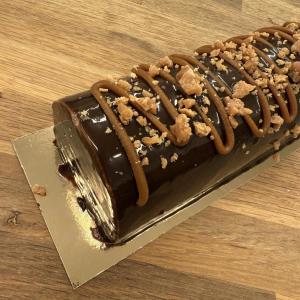Bûche pâtissière : la toffee