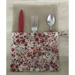 Porte couverts 'fleurs'