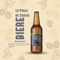 Bière blanche au cassis perle de cassis 33cl